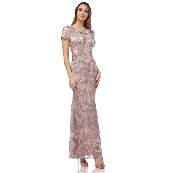 JS Collections Dresses & Skirts - NWOT JS Collections Embroidered Lace A-Line Gown